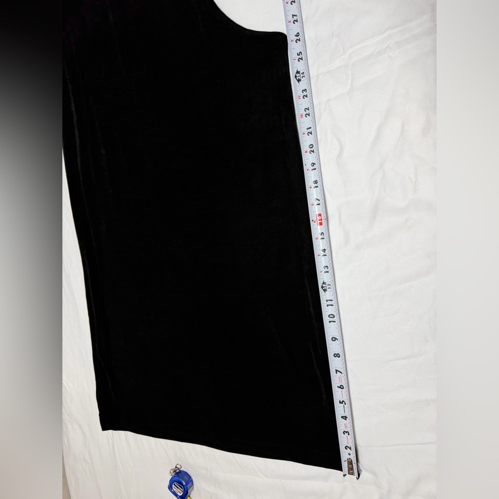 Classic Black Stretch Pull-on Wide Leg Pants 3XQuiet Lux Executive Essential NWT - Picture 9 of 13